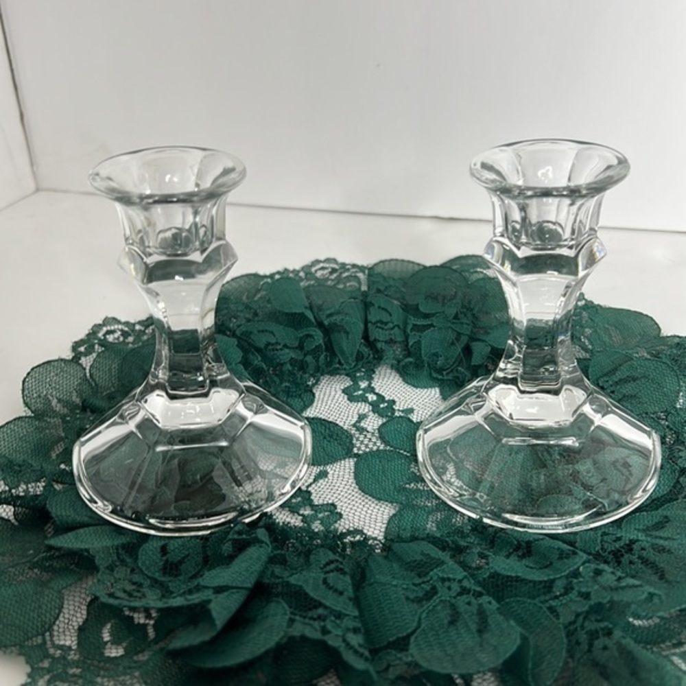 CANDLE HOLDERS, GLASS - Picture 15 of 17